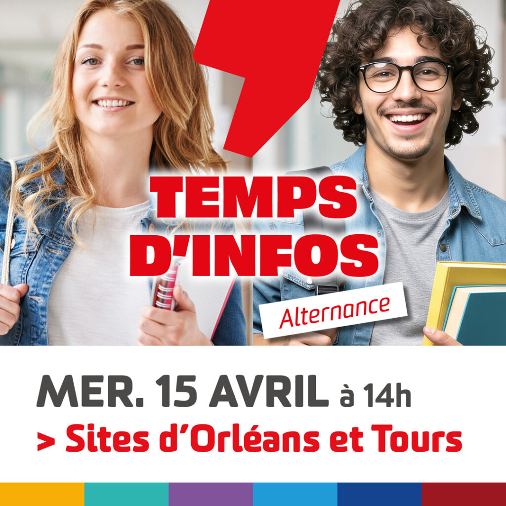Temps d’informations du 15/04 – Sites d’Orléans et Tours