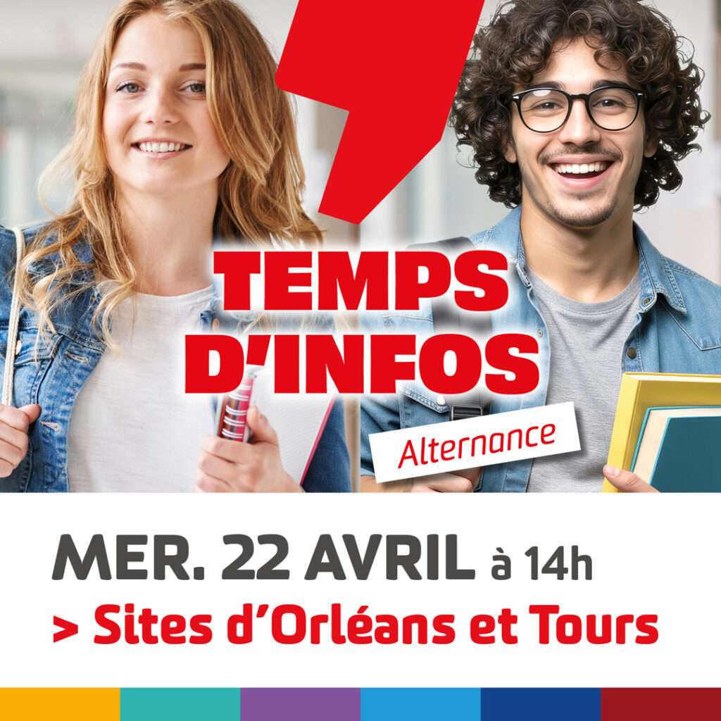 Temps d’informations du 22/04 – Site d’Orléans et Tours