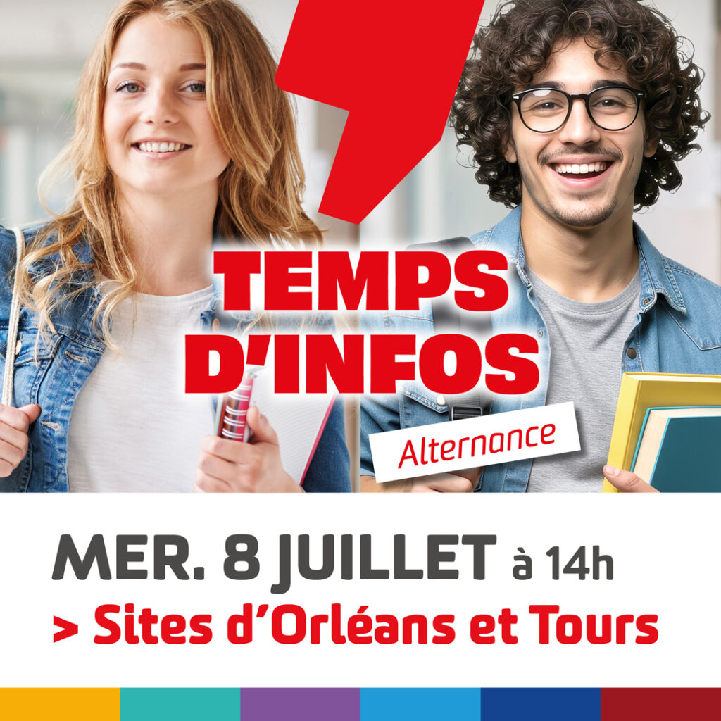 Temps d’informations du 08/07 – Sites d’Orléans et de Tours