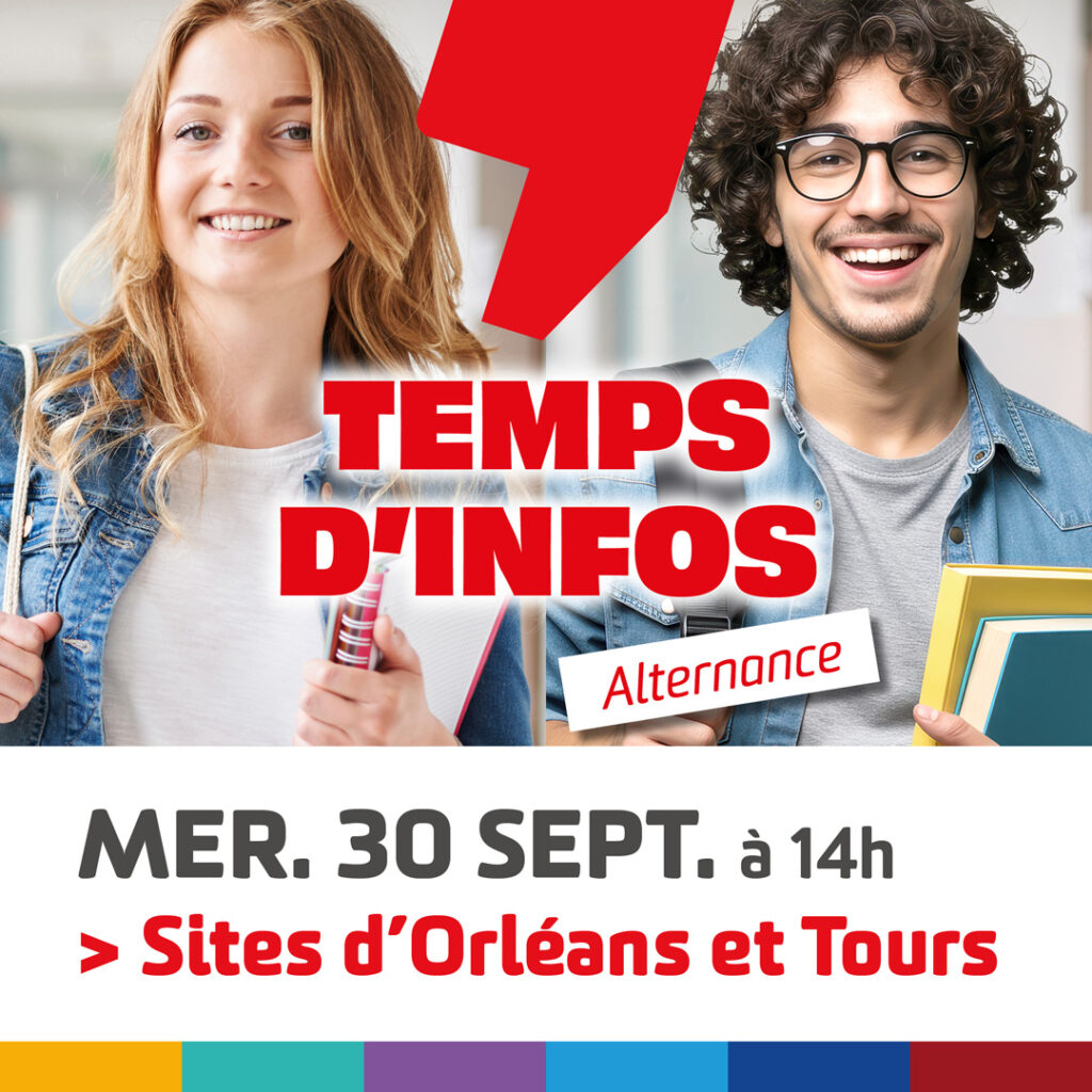 Temps d’infos du 30/09 – Site d’Orléans et site de Tours