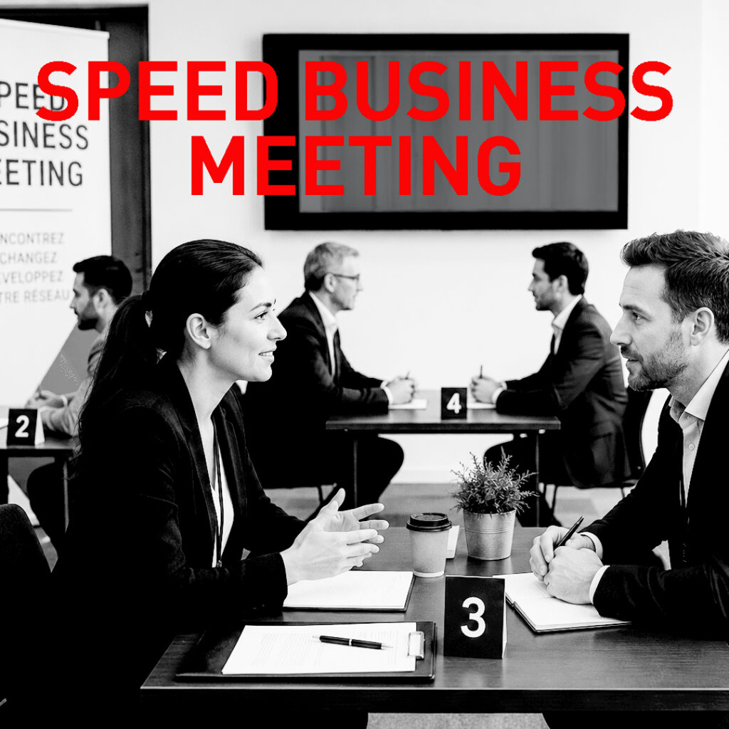 Speed Business Meeting à Tours le 24/09 et Orléans le 29/09